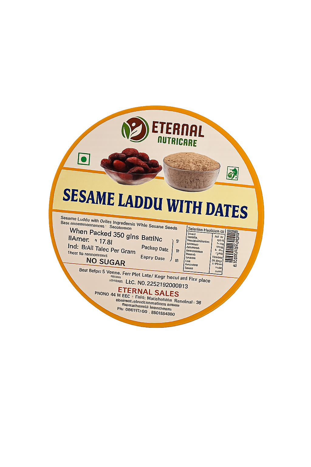 Sesame Laddu with Dates