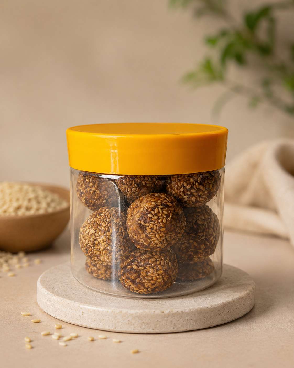 Sesame Laddu with Dates